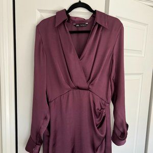 Zara Satin Mini Dress